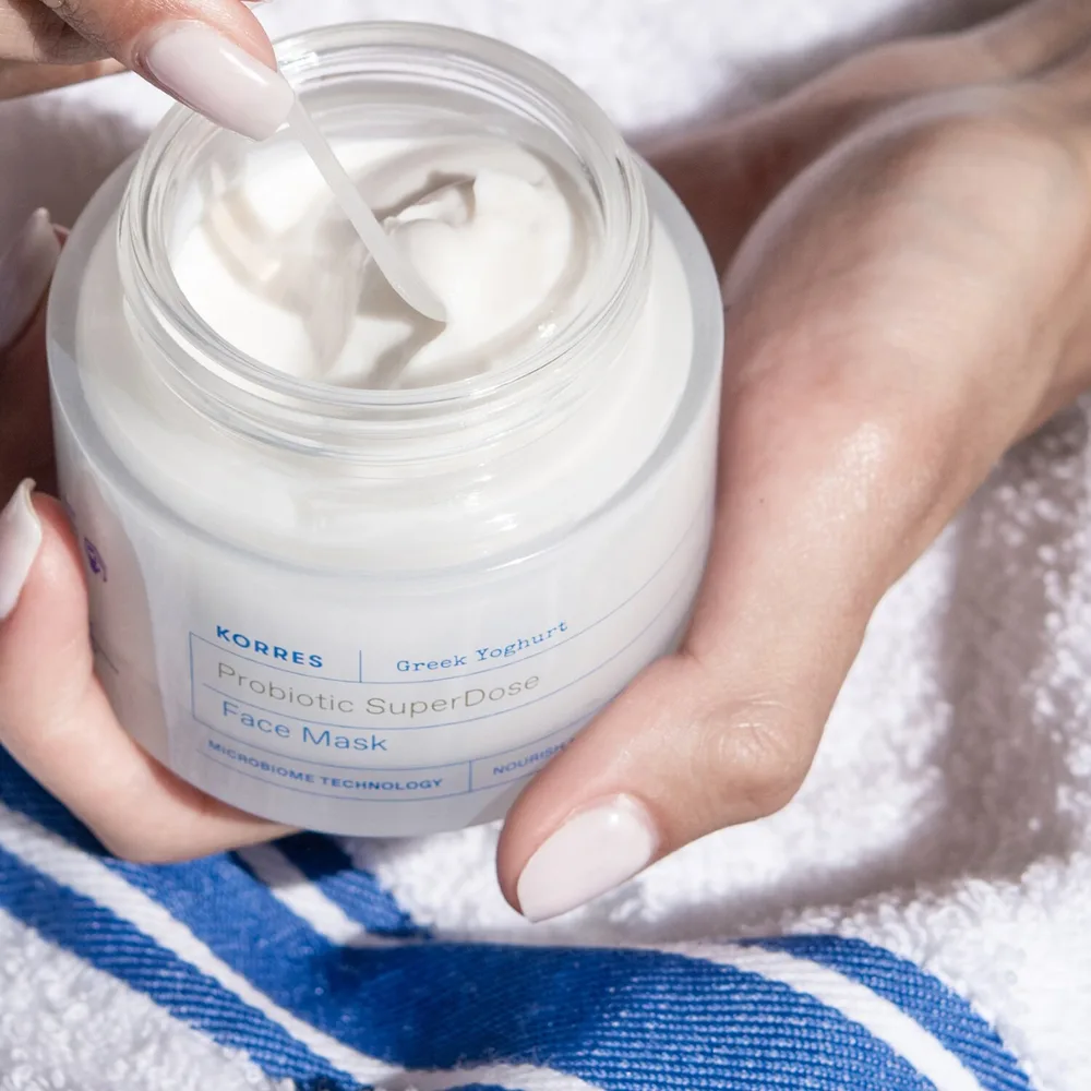 Korres Greek Yoghurt Маска для лица с пробиотиками и греческим йогуртом 100 мл