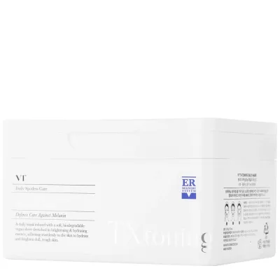 Тканевые маски для лица VT Cosmetics TX-toning набор для ровного тона, увлажняющие, 30 шт