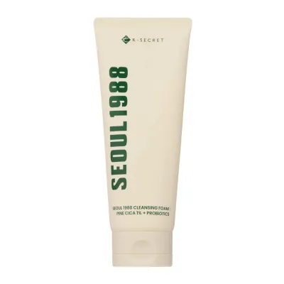 Пенка для умывания K-Secret Seoul 1988 Cleansing Foam Pine Cica 1% + Probiotics очищающая с салициловой кислотой, для жирной кожи, 150 мл
