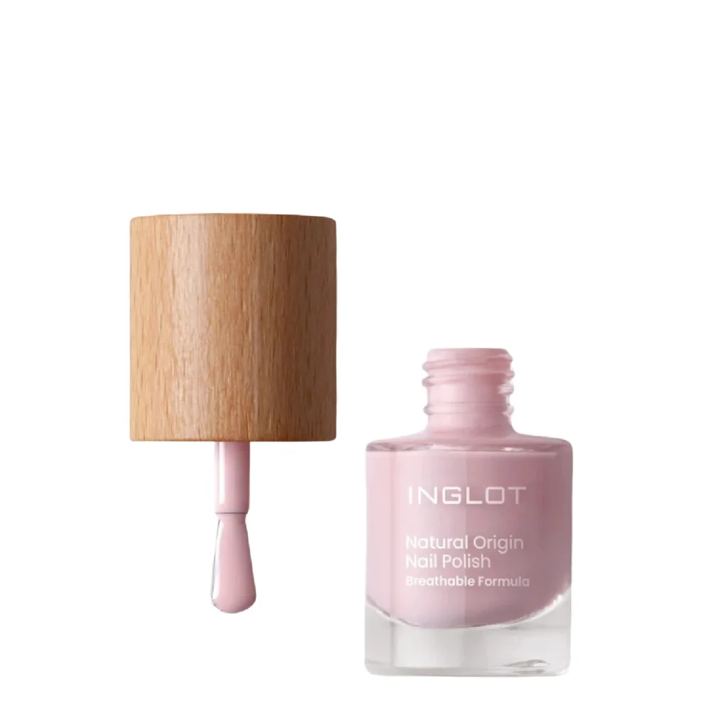 Лак для ногтей Inglot Natural Origin 053 Pink Lemonade розовый, глянцевый финиш, 8 мл