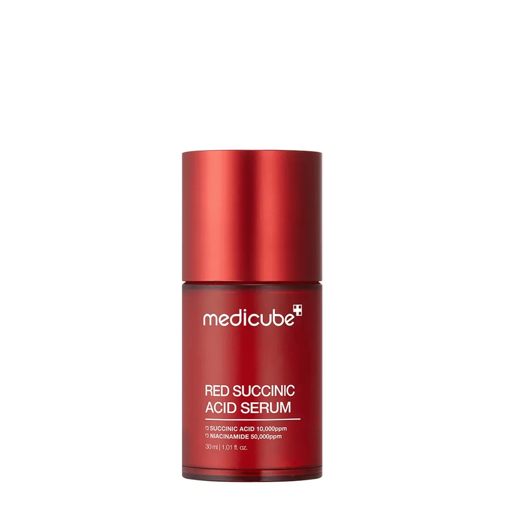 Сыворотка для лица Medicube Red Succinic Acid Serum с янтарной кислотой и ниацинамидом, для проблемной кожи, 30 мл