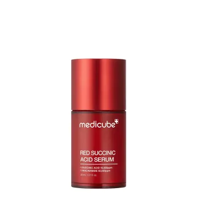 Сыворотка для лица Medicube Red Succinic Acid Serum с янтарной кислотой и ниацинамидом, для проблемной кожи, 30 мл