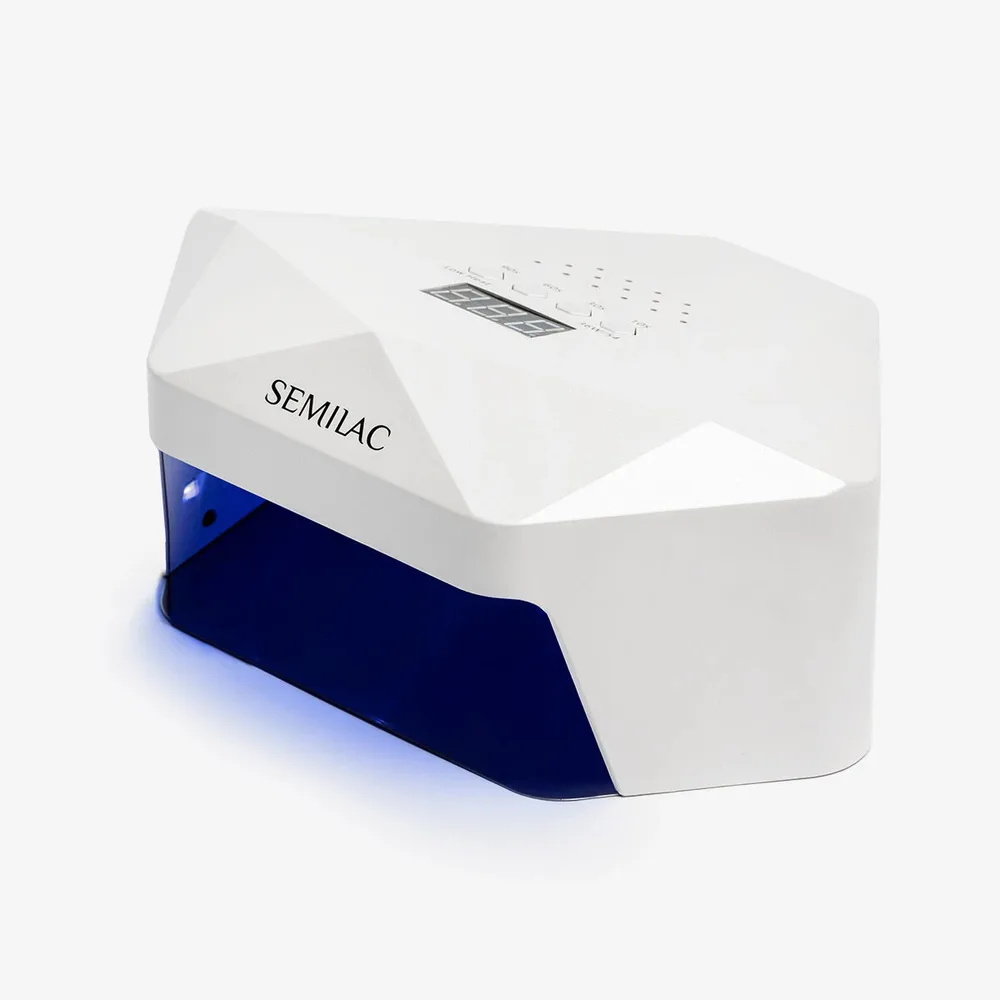 Лампа для маникюра Semilac UV LED 36W/54 Diamond Collection в форме бриллианта, цифровой дисплей, режим Double Power, 39 диодов