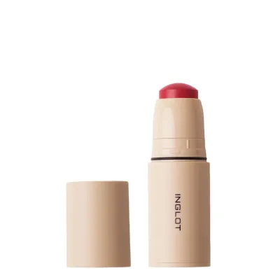 Румяна кремовые Inglot Raspberry Pink 217 в стике, малиново-розовый оттенок, 6,2 г