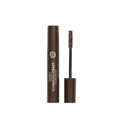 Тушь для ресниц Gosh Boombastic CRAZY удлиняющая объёмная, оттенок Chocolate Brown, 13 мл