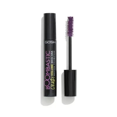 Тушь для ресниц Gosh Boombastic CRAZY удлиняющая объёмная, оттенок Dusty Violet, 13 мл
