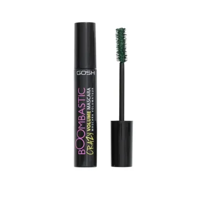 Тушь для ресниц Gosh Boombastic CRAZY удлиняющая объёмная, оттенок Olive Green, 13 мл