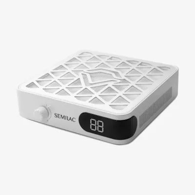 Вытяжка для маникюра Semilac Diamond Collection 48 Вт, 3500 об/мин, для салона и дома