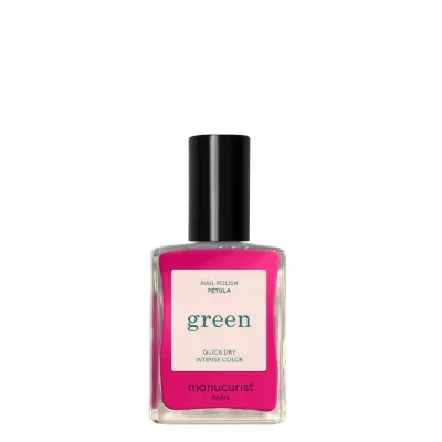 Лак для ногтей Manucurist Green Petula ярко-розовый с холодным подтоном, 15 мл