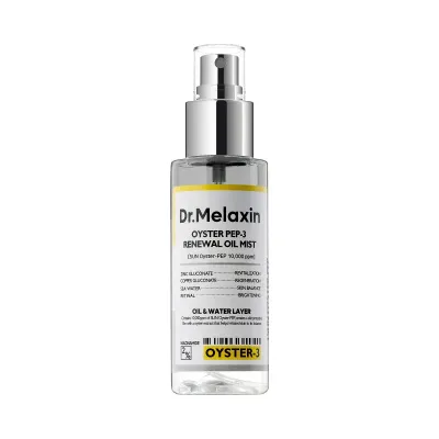 Эссенция-спрей для лица Dr.Melaxin Oyster Peptide Spray Ampoule двухфазная пептидная, для зрелой кожи, 100 мл