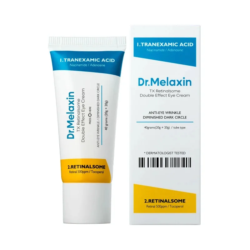 Крем для век Dr.Melaxin TX-Retinalsome с ретиналем и ниацинамидом от отёков, 40 г