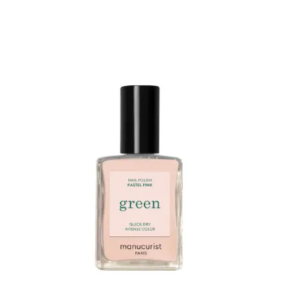 Лак для ногтей Manucurist Green Pastel Pink пастельный розовый, глянцевый, 15 мл