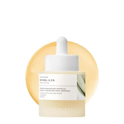 Сыворотка-ампула для лица SKIN1004 Madagascar Centella Retinol 0.2% Boosting Shot с ретинолом и центеллой, разглаживающая, 30 мл