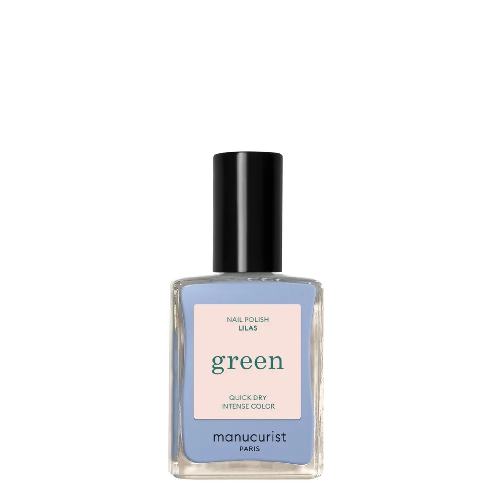 Лак для ногтей Manucurist Green Lilas пастельный сиреневый, глянцевый, 15 мл