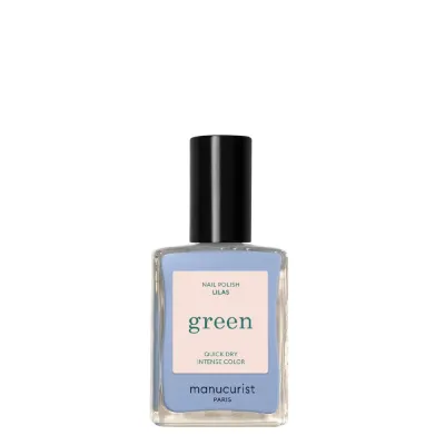 Лак для ногтей Manucurist Green Lilas пастельный сиреневый, глянцевый, 15 мл