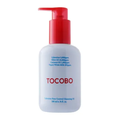 Гидрофильное масло TOCOBO Calamine Pore Control для снятия макияжа, с каламином, очищение пор, 200 мл