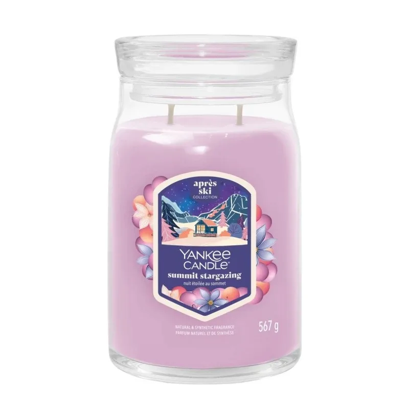 Свеча ароматическая Yankee Candle Signature Summit Stargazing большая в банке, два фитиля, соевый воск
