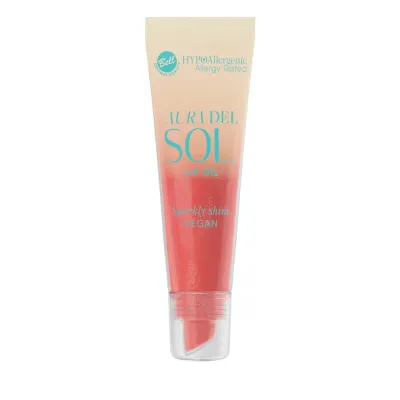 Масло для губ Bell HYPOAllergenic Aura Del Sol Lip Oil 02 гипоаллергенное с шиммером, увлажняющее, 10 г