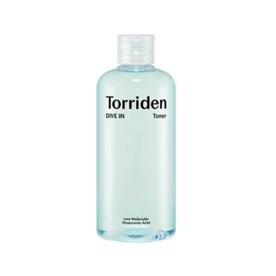 Тоник для лица Torriden Dive-in Low Molecule Hyaluronic Acid увлажняющий с пантенолом, для чувствительной кожи, 300 мл