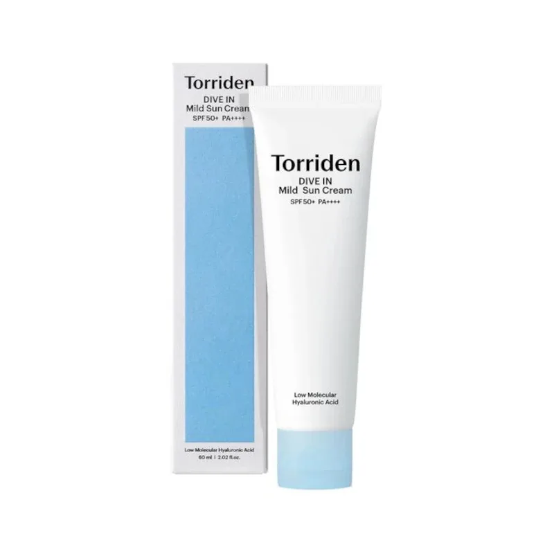 Крем солнцезащитный Torriden Dive-in Mild Suncream SPF50+ PA++++ увлажняющий, матовый финиш, 60 мл