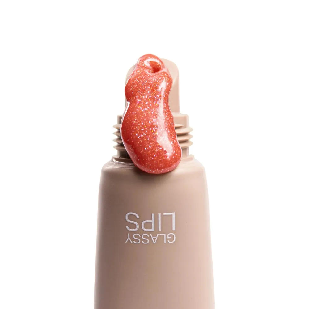 Бальзам для губ Say Hi GLASSY LIPS оттеночный с пептидом, сияющий финиш, оттенок Shimmer Pink, 10 мл
