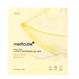 Маска для лица тканевая Medicube Kojic Acid Turmeric Brightening Gel Mask гелевая, для сияния и ровного тона, с ниацинамидом, набор 4 шт — фото 2