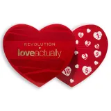Подарочный набор для макияжа Revolution x Love Actually 12 Day, палетка 9 теней, помада CEO Brick Red, карандаши, спонж, 12 предметов — фото 1
