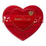 Подарочный набор для макияжа Revolution x Love Actually 12 Day, палетка 9 теней, помада CEO Brick Red, карандаши, спонж, 12 предметов — фото 2
