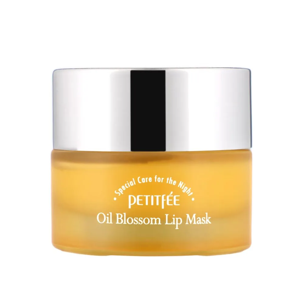 Маска для губ Petitfee Oil Blossom ночная с облепиховым маслом, питательная, 15 г