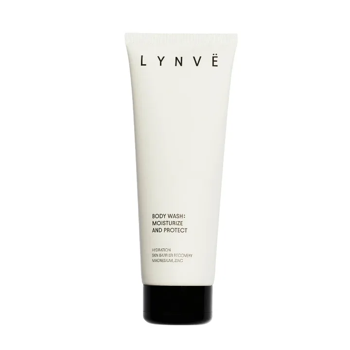 Гель для душа Lynve MOISTURIZE & PROTECT увлажняющий, с минералами и пантенолом, веганский, 250 мл