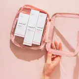 Набор для лица Medicube PDRN Set: крем PDRN Pink Hyaluronic + сыворотка PDRN Pink Peptide + мист PDRN Pink Glutathione + косметичка Travel Bag Medium — фото 2