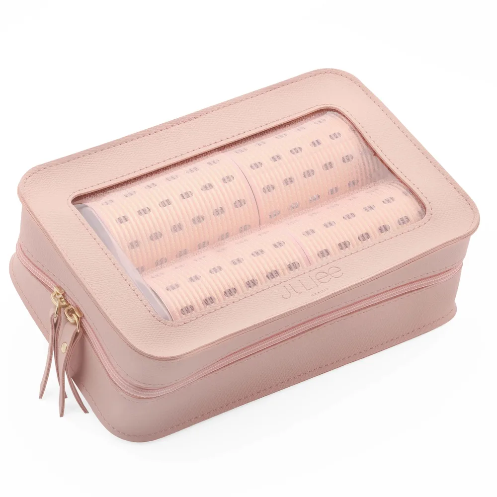 Набор бигуди Juliee Beauty Maxi металлических 12 шт, 6 × 9 см, 5 × 9 см и 3 × 9 см, 12 зажимов и косметичка