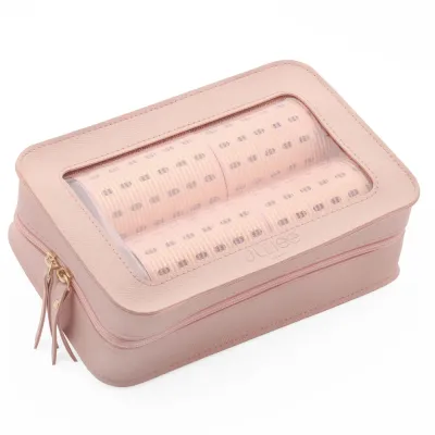 Набор бигуди Juliee Beauty Medium металлических 8 шт, 6 × 9 см и 5 × 9 см, 8 зажимов и косметичка