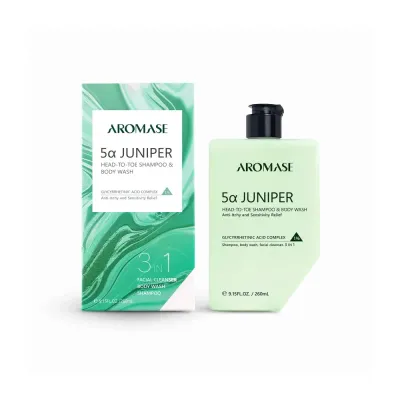 Гель для умывания и душа Aromase Head to Toe Purifying Body Wash шампунь 3 в 1, для мужчин, 260 мл