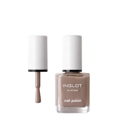 Лак для ногтей Inglot PLAYINN 106 коричнево-бежевый, глянцевый, быстросохнущий