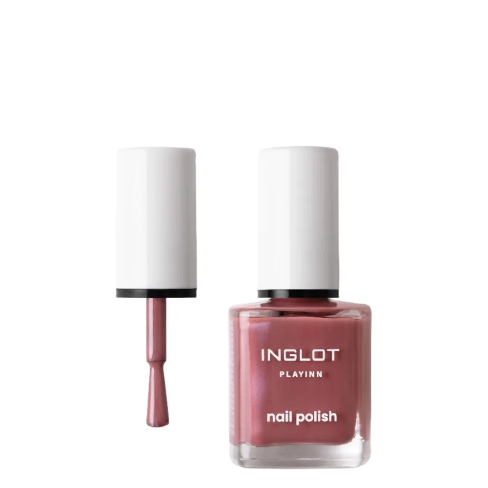 Лак для ногтей Inglot PLAYINN 108 красно-розовый, глянцевый, быстросохнущий