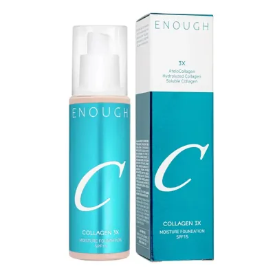 Тональный крем Enough COLLAGEN 3x Moisture Foundation SPF15 увлажняющий с коллагеном, оттенок 21N