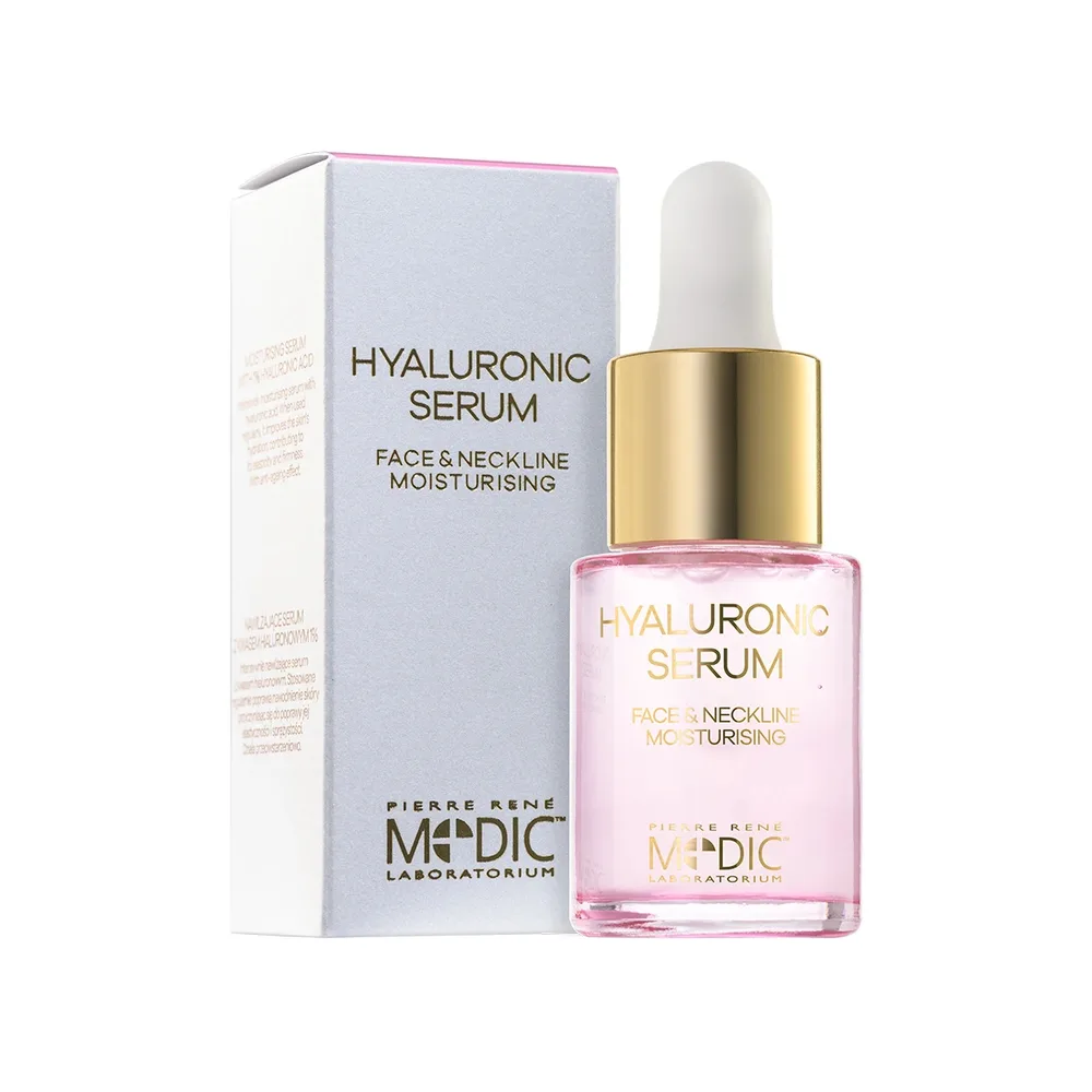 Сыворотка для лица Pierre Rene Medic Hyaluronic Serum увлажняющая с гиалуроновой кислотой, для всех типов кожи