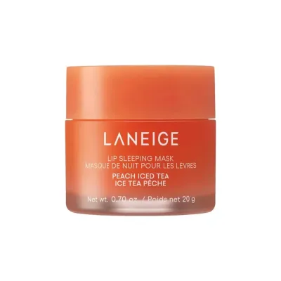 Маска для губ ночная LANEIGE Lip Sleeping Mask EX Peach Ice Tea восстанавливающая, аромат персикового чая, 20 г