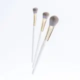 Набор кистей для макияжа лица M BRUSH by Maxineczka White Face Set синтетический нейлоновый ворс, эргономичные ручки — фото 3