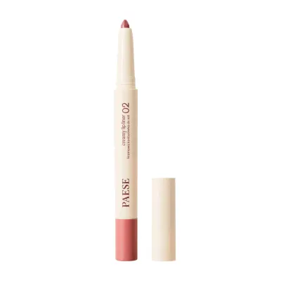 Карандаш для губ Paese Creamy Lip Liner 02 Blush Crush кремовый контур, легко растушёвывается