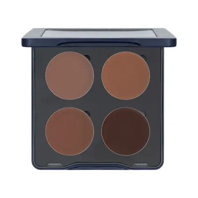 Палетка кремовых бронзеров Kryolan Sculpt and Glow Palette 4 Colors Sculpt для моделирования лица
