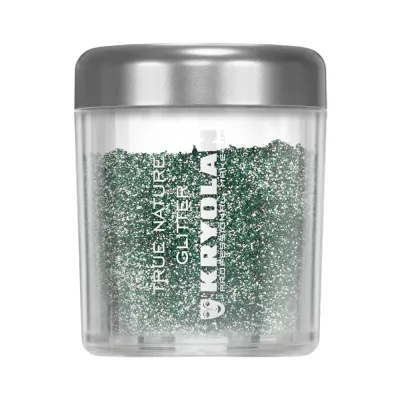 Глиттер для лица и тела Kryolan True Nature Glitter Green зелёный рассыпчатый
