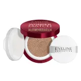 Тональная основа-кушон Eveline Cosmetics Cushion Foundation плотное покрытие, нейтральный подтон, оттенок Nude 03N — фото 2