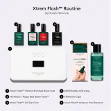 Набор для маникюра Manucurist Green Flash Kit Pro Xtrem Flash с лампой LED 36 Вт, оттенки Hortencia и Poppy Red — фото 2
