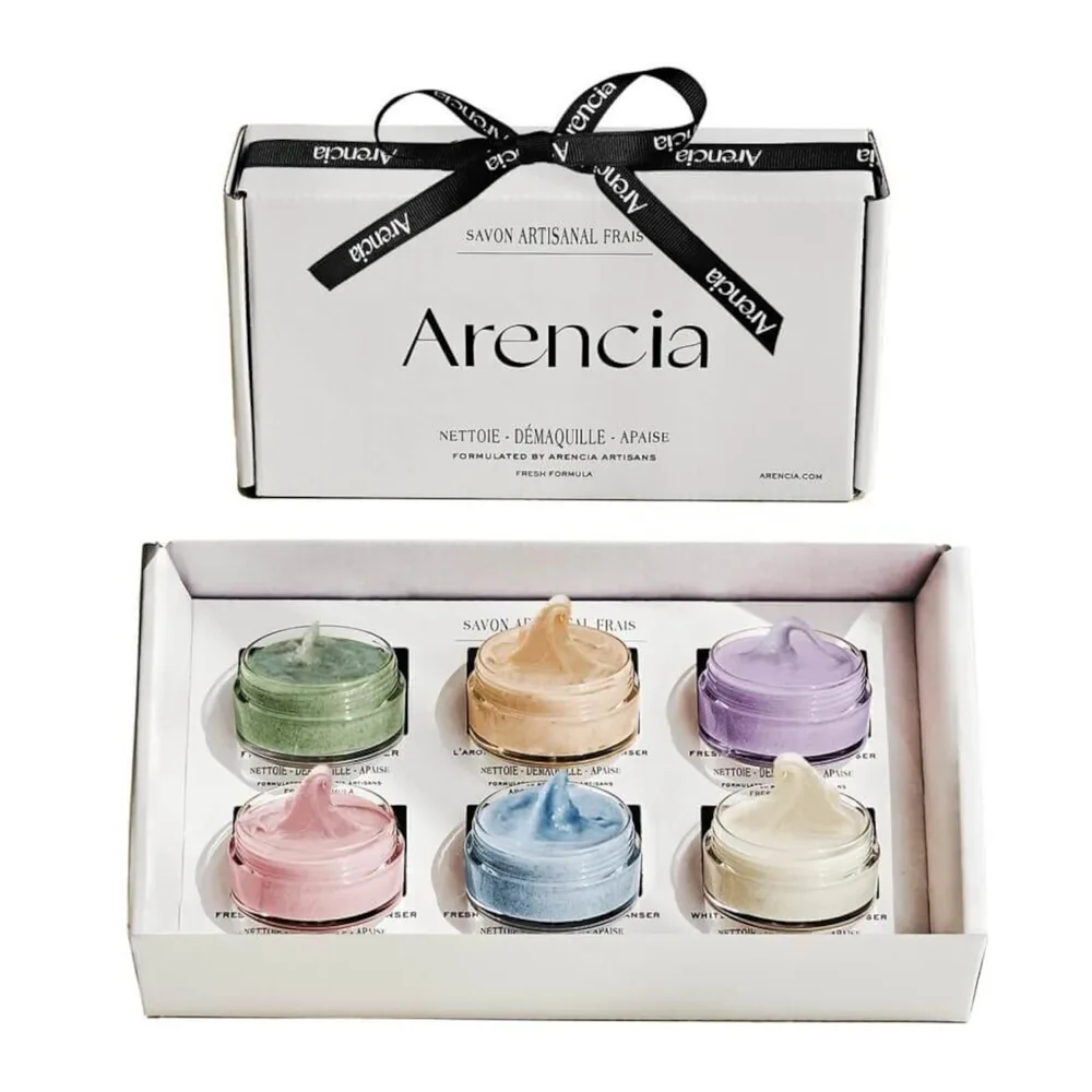 Набор для очищения лица Arencia Fresh Cleanser Discovery Kit 6 мини-паст, разные ароматы, 6х15 г