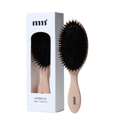Щётка для волос MilkyMane BOAR BRISTLE HAIRBRUSH с натуральной щетиной кабана и нейлоном, для разглаживания