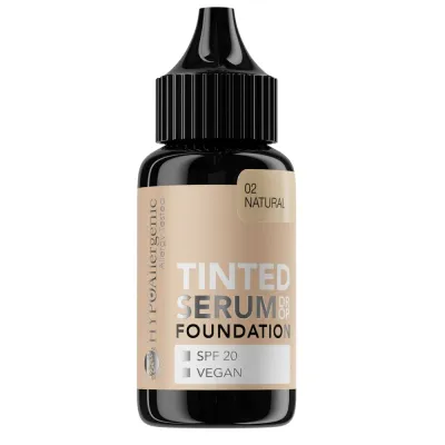 Тональная сыворотка Bell HYPOAllergenic Tinted Serum Drop Foundation гипоаллергенная, среднее покрытие, оттенок 002