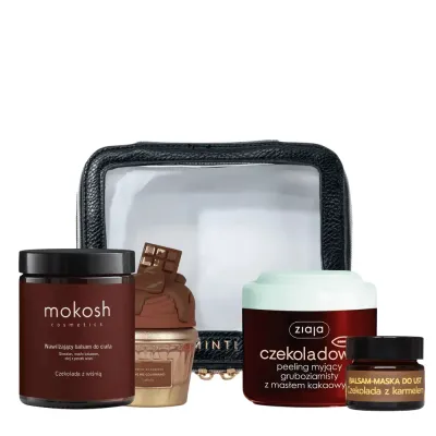 Подарочный набор на день рождения Chocolate Birthday Set в шоколадной теме, готовое праздничное оформление