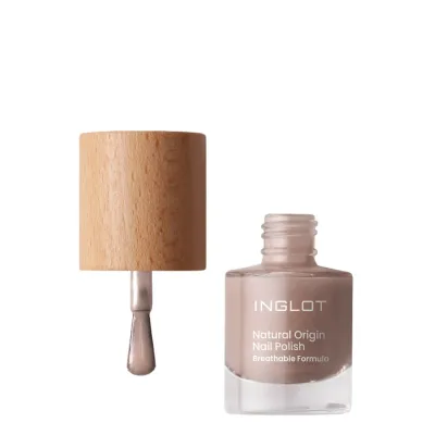 Лак для ногтей Inglot Natural Origin 051 Chocolate Pearl шоколадный перламутровый, элегантный блеск
